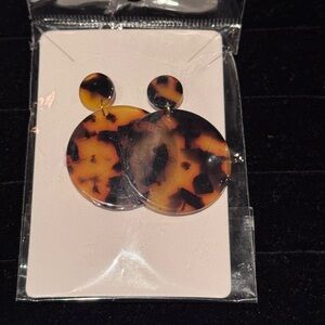 ☃️Tortoise Shell Dangle Earrings☃️